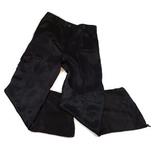 Spenser Jeremy Black Acetate Pants sz 10